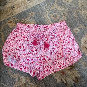 Vineyard Vines Pink Floral High Waist Shorts size medium